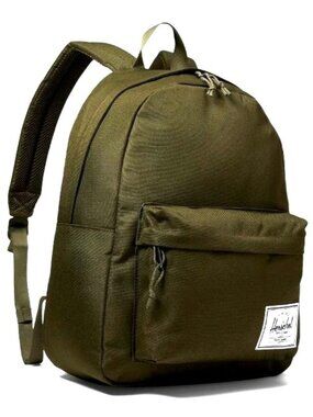 Herschel Supply Co. Olive Green Backpack With Front Pocket & Adjustable Straps